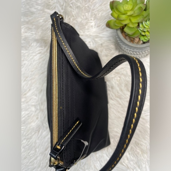 Dooney & Bourke Nylon Leather Trim Shoulder Bag - Picture 10 of 13